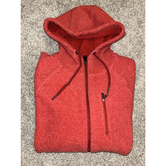 Carhartt Jacket Women’s Small Red Kentwood Fleece Hoodie Full‎ Zip Relaxed Fit - Picture 11 of 11
